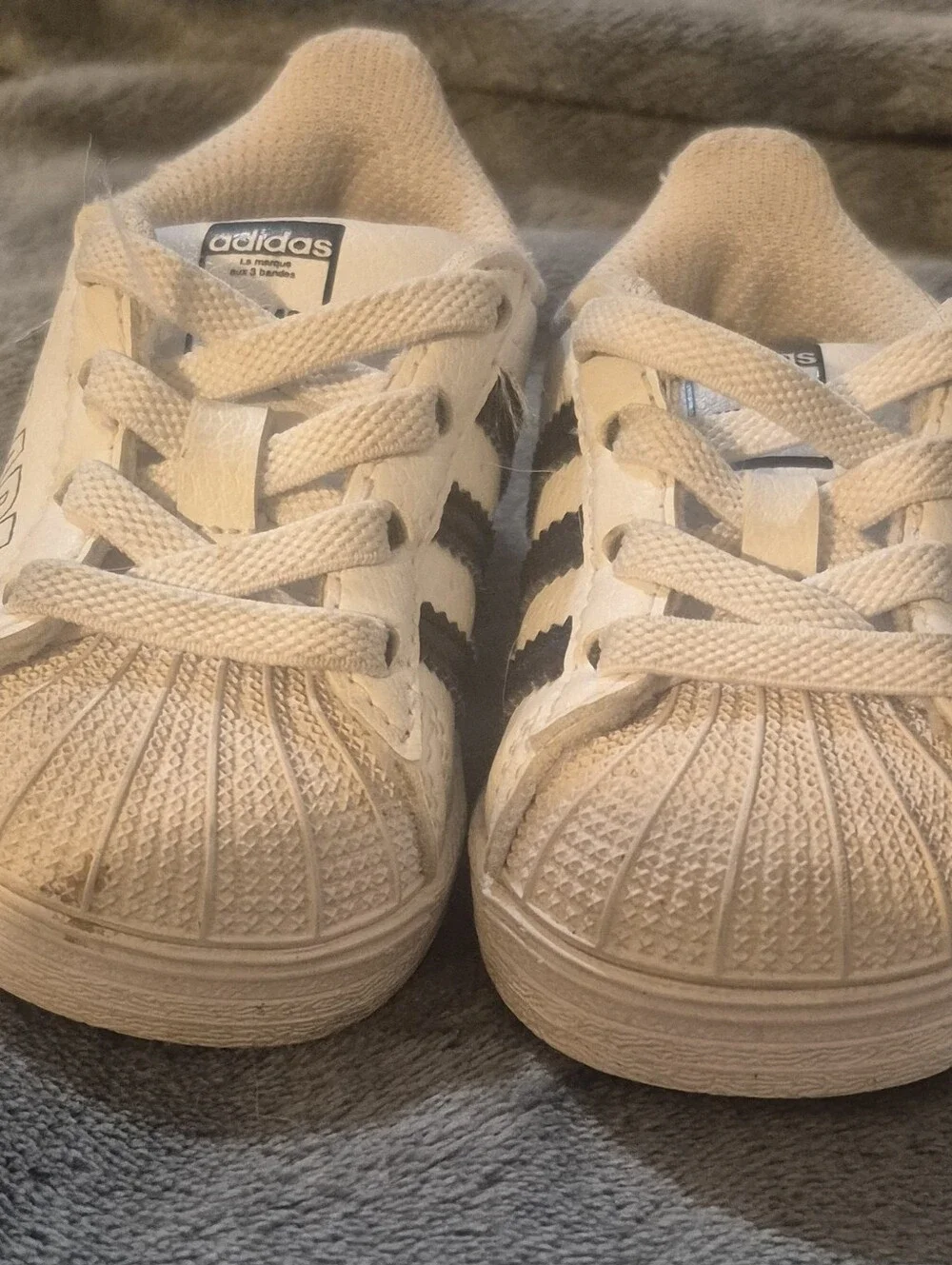 Adidas Originals Superstar Girls Are Awesome Toddler 3K White Black Shoes